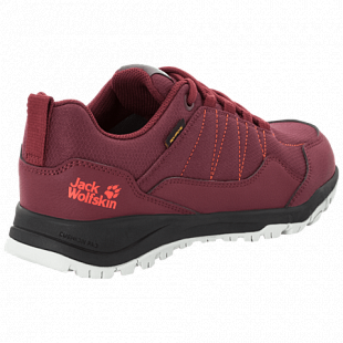 Полуботинки женские Jack Wolfskin Maze Texapore Low W burgundy / phantom
