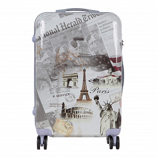 Чемодан малый Polar 20" 2-ой РА030 grey