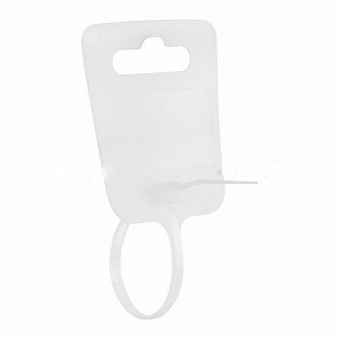 Ценникодержатель с хомутом Rexant 210 х 5 мм 50 шт white 07-2100