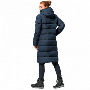 Пальто женское Jack Wolfskin Crystal Palace Coat midnight blue