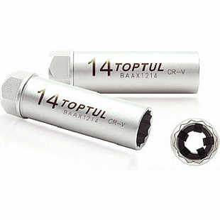 Головка свечная Toptul 3/8 14 мм BAAX1214
