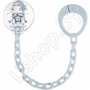 Клипса-держатель для пустышки Canpol babies Newborn Baby (10/877_blu)