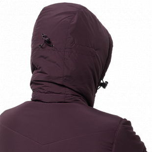 Пальто женское Jack Wolfskin Svalbard Coat Women burgundy