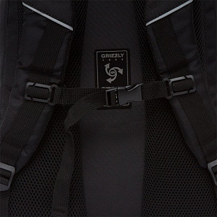 Рюкзак школьный GRIZZLY RU-130-4 /2 black/white