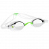 Очки для плавания Mad Wave Record Breaker Mirror white/green Очки для плавания Mad Wave Record Breaker Mirror white/green