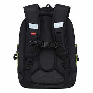 Рюкзак школьный GRIZZLY RAf-193-8 /1 black/light blue