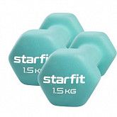 Гантель неопреновая Starfit DB-201 1,5 кг 2 шт. mint