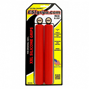 Грипсы ESI Extra Chunky XXL 8,25" 82XRD Red