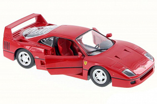 Коллекционная машина Bburago 1:24 Race And Play F40 (18-26016) red
