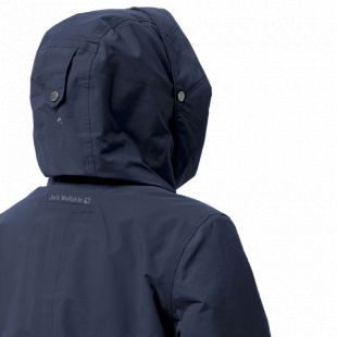 Куртка женская Jack Wolfskin Rocky Point Parka midnight blue