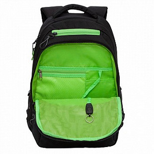 Городской рюкзак GRIZZLY RU-030-2 /2 black/light green