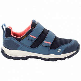 Полуботинки детские Jack Wolfskin Mtn Attack 3 Texapore Low Vc K dark blue / rose
