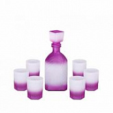 Набор для вина Декостек Арка 7 предметов purple