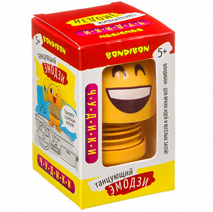Игрушка Bondibon Чудики Танцующий на пружинке Эмодзи-смеющийся ВВ4139