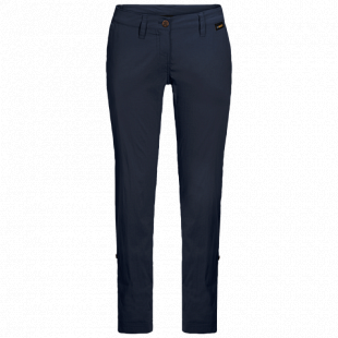 Брюки женские Jack Wolfskin Desert Roll-Up Pants W midnight blue