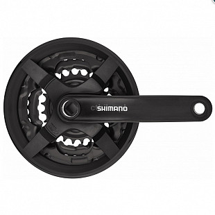 Шатун Shimano FC-TY301 48/38/28T 170 мм black