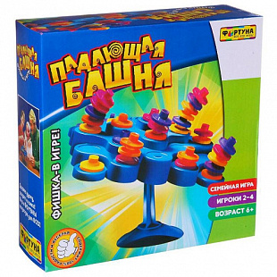 Настольная семейная игра Bondibon Падающая башня Ф51235