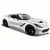 Масштабная модель автомобиля Maisto 1:24 Шевроле Корвет Стингрэй купе (31505) white