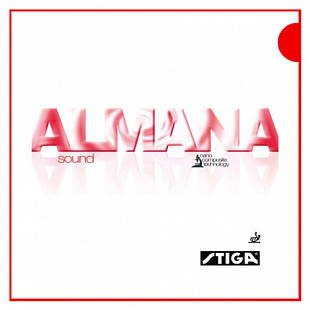 Накладка для ракеток Stiga Almana Sound red
