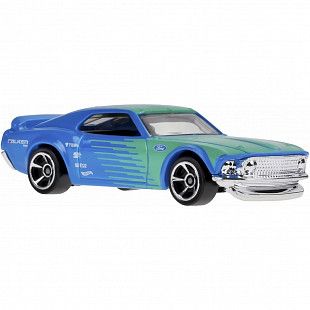 Машинка Hot Wheels Базовой коллекции '69 Ford Mustang Boss 302 244/250 (5785 HKJ48) mainline 2023