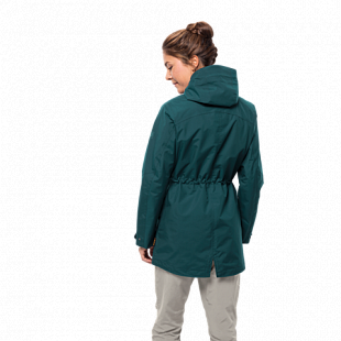 Куртка женская Jack Wolfskin Cameia Parka teal green
