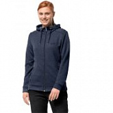 Джемпер женский Jack Wolfskin Finley Jacket Women midnight blue