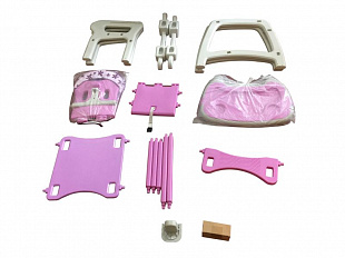 Стульчик для кормления Eco Toys 3 В 1 DC01 purple (качалка)