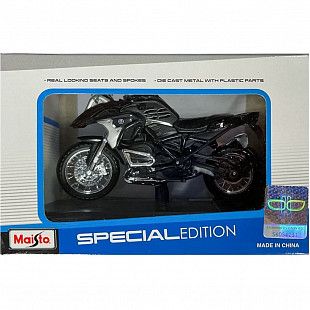 Масштабная модель мотоцикла Maisto 1:18 BMW R 1200 GS 2017 (39300) metallic grey/metallic red