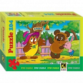 Пазлы Step Puzzle 104 "Винни Пух. В гостях у Совы" 82005