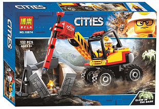 Конструктор Bela Cities Трактор для горных работ (10874)