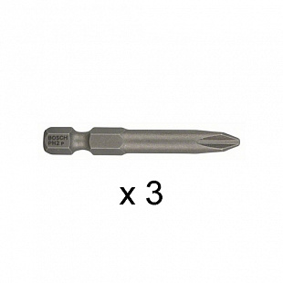 Насадка с шестигранная Bosch PH2 49мм 3шт. 2607001528