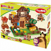 Конструктор Big Маша и Медведь, Дом Мишки, 163 дет 800057098
