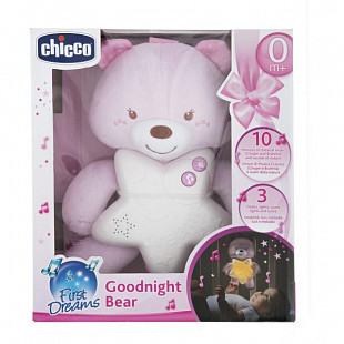 Подвеска музыкальная Chicco Медвежонок 00009156100000 pink