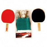 Набор для игры в настольный теннис (2 ракетки, 2 шарика, сетка с креплениями)