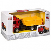 Инерционная машина Play Smart строительный грузовик 6511B yellow/red