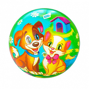 Мяч Dema-Stil Котенок и щенок 23 см 2608