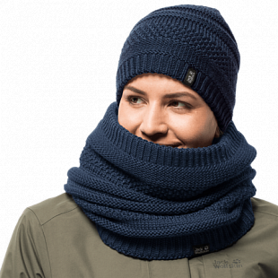 Шапка женская Jack Wolfskin White Rock Cap Women midnight blue