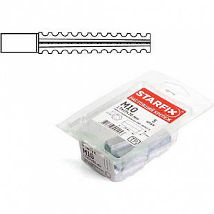 Дюбель для газосиликатных блоков 10х6 см Mud (10 штук) Starfix SMP1-41282-10