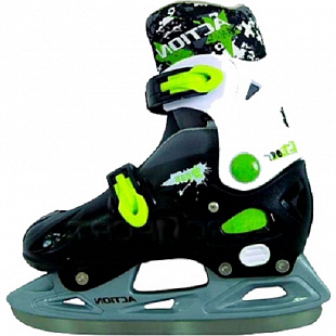 Коньки хоккейные Speed PW-223F black/green