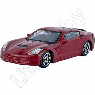 Машинка Bburago 1:43 2014 Corvette Stingray (18-30000/18-30250) red