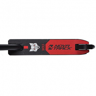 Самокат Novatrack Wolf El 100A.WOLF.BRD9 Black/Red