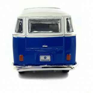 Машинка инерционная Maisto 1:40 Volkswagen Van Samba (21001) white/blue