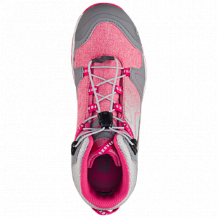 Ботинки детские Jack Wolfskin Grivla Texapore Mid G azalea red