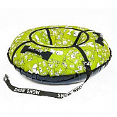 Тюбинг RT Собачки 118 см + автокамера light green