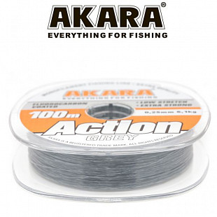 Леска Akara Action Grey 100 м
