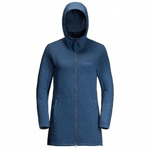 Пальто женское Jack Wolfskin Mila Hooded Jacket W ocean wave