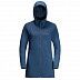 Пальто женское Jack Wolfskin Mila Hooded Jacket W ocean wave