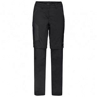 Брюки с молнией женские Jack Wolfskin Overland Zip Away W black