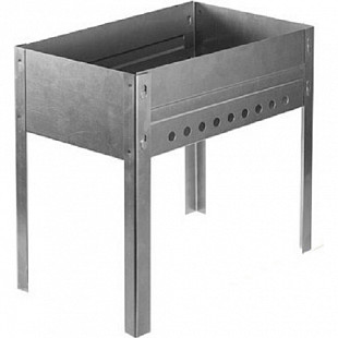 Мангал Рубин-7 Походный без шампуров (400x250x40 см, толщ. 0,,8 см) 080505-1