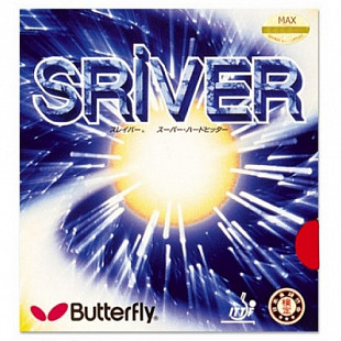 Накладка для ракеток Butterfly Sriver L red